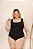 Body Alça Ribana Cruzado Preto Plus Size - Imagem 4