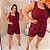 Conjunto Botão Larissa Vinho Plus Size - Imagem 3