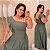 Conjunto Bruna Babado Verde Plus Size - Imagem 1