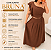 Conjunto Bruna Babado Marrom Plus Size - Imagem 2