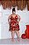 Vestido Vip Mayara Marrom Estampado Plus Size - Imagem 2
