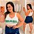 Cropped Alça Modal BR Branco Plus Size - Imagem 1