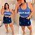Cropped Alça Modal BR Azul Plus Size - Imagem 3