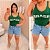 Blusa Alça Modal BR Verde Plus Size - Imagem 3