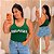 Blusa Alça Modal BR Verde Plus Size - Imagem 1