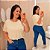 Blusão Visco Yasmin Bege Plus Size - Imagem 4
