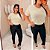 Blusão Visco Yasmin Bege Plus Size - Imagem 3