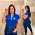 T shirt Brasil Botão Azul Plus Size - Imagem 1