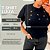 T shirt Bordada Coração Luiza Azul Plus Size - Imagem 3