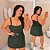 Conjunto Vip Alça Marina Verde Plus Size - Imagem 1