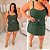 Conjunto Vip Alça Marina Verde Plus Size - Imagem 4