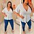 Blusa Canelada Thais Branca Plus Size - Imagem 3