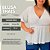 Blusa Canelada Thais Verde Militar Plus Size - Imagem 2