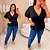 Blusa Canelada Thais Preta Plus Size - Imagem 3