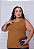 Blusa Regata Fit Laís Caramelo Plus Size - Imagem 1