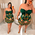 Macaquinho Multi Formas Verão Verde Plus Size - Imagem 4