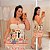 Macaquinho Multi Formas Verão Bege Plus Size - Imagem 1