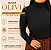 Blusa Manga Olivia Gola Alta Branca Plus Size - Imagem 2