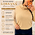 Blusa Manga Lorrana Gola Boba Marrom Plus Size - Imagem 2