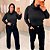 Blusa Manga Lorrana Gola Boba Preto Plus Size - Imagem 2