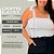 Cropped Tomara que Caia Elastex Geo Azul Laranja Plus Size - Imagem 2
