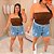 Cropped Tomara que Caia Elastex Marrom Plus Size - Imagem 3
