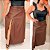 Saia Longa Corino Paola Marrom Plus Size - Imagem 1