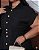 Vestido Rebeca Botão Preto Plus Size - Imagem 2