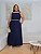 Vestido Julia Alça Azul Plus Size - Imagem 1
