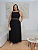 Vestido Julia Alça Preto Plus Size - Imagem 1