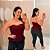 Blusa Bata Modal Ester Vinho Plus Size - Imagem 1