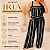 Macacão Pantalona Iria Preto Listra Plus Size - Imagem 2