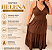 Vestido Helena Alça Marrom Plus Size - Imagem 2