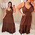 Vestido Helena Alça Marrom Plus Size - Imagem 4