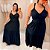 Vestido Helena Alça Preto Plus Size - Imagem 4