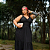 Vestido Helena Alça Preto Plus Size - Imagem 5