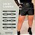 Short Corino Vip Sandra Preto Plus Size - Imagem 3