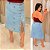 Saia Jeans Awa Amber Plus Size - Imagem 1