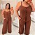 Conjunto Alça Pamela Marrom Plus Size - Imagem 3