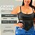 Cropped Priscila Corselet Corino Preto Plus Size - Imagem 3