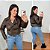 Jaqueta Corino Ana Marrom Plus Size - Imagem 1