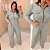 Conjunto Vip Manga Longa Emily Cinza Plus Size - Imagem 4