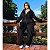 Conjunto Manga Cotelê Mila Preto Plus Size - Imagem 3