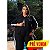 Conjunto Manga Listra Naty Preto Plus Size - Imagem 1