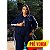 Conjunto Manga Listra Naty Azul Marinho Plus Size - Imagem 1