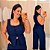 Conjunto Calça Bruna Azul Marinho Plus Size - Imagem 1