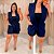 Conjunto Colete Karina Azul Marinho  Plus Size - Imagem 4