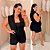 Conjunto Colete Karina Preto Plus Size - Imagem 1
