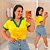 T shirt Gola Brasil Amarelo Plus Size - Imagem 1