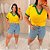 T shirt Gola Brasil Amarelo Plus Size - Imagem 3